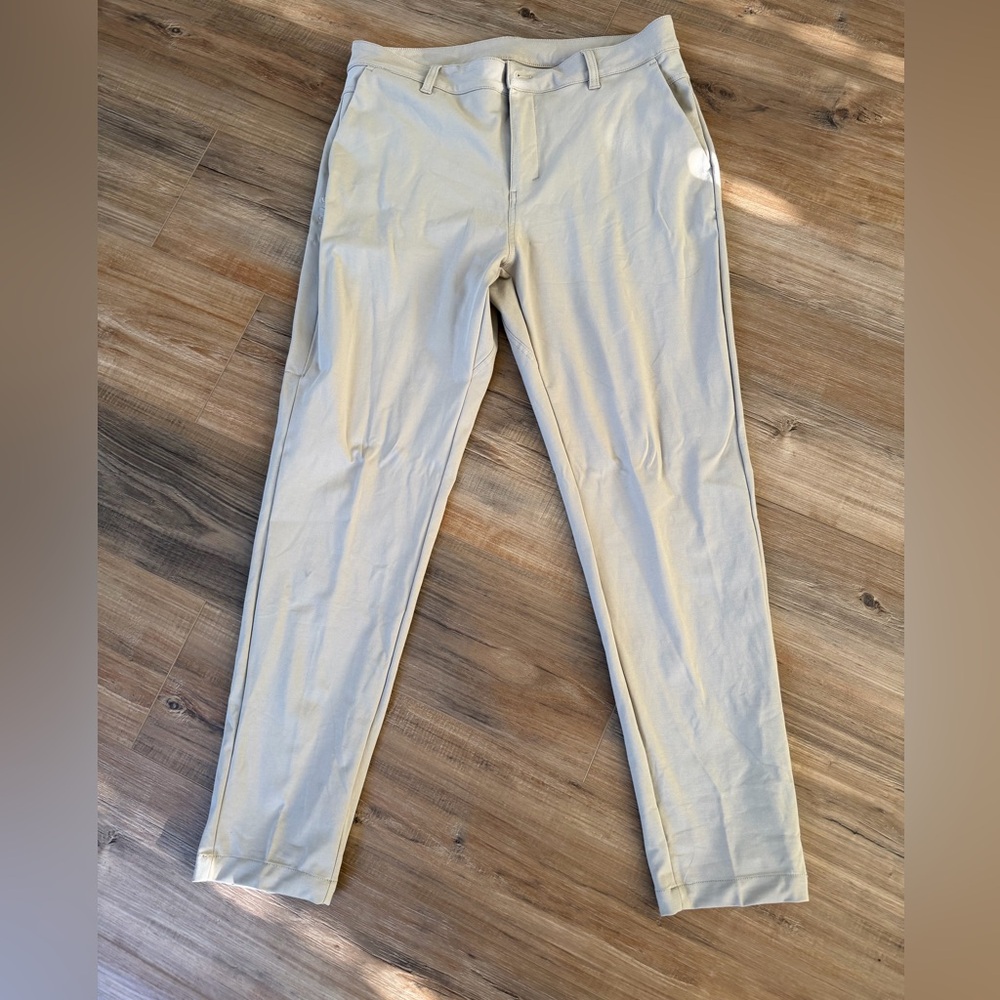 Bylt basics everyday 2.0 pants dusty beige size 34